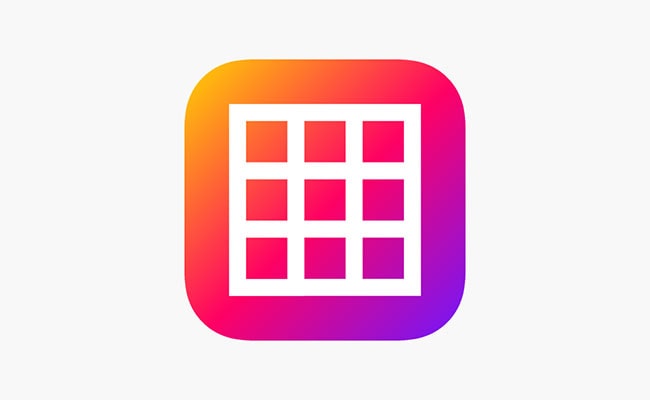 برنامه تولید محتوا اینستا Grid and square maker