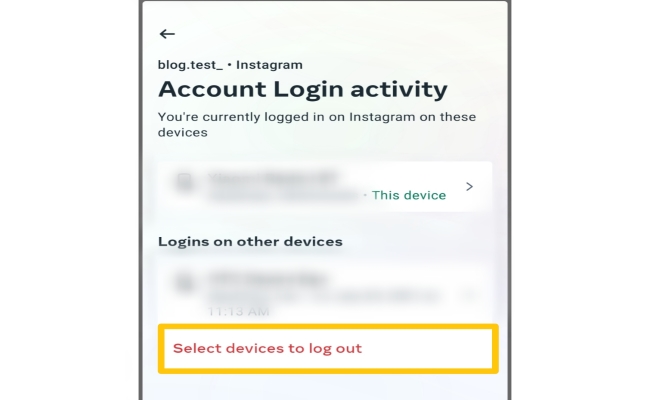 بررسی بخش Login activity