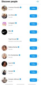 instagram discover people